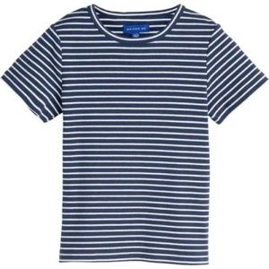 Maisonette Rain Short Sleeved Ribbed Tee by Maison Me 2T